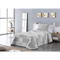 VIALMAN Colcha- Gris- Cama 105: 200cm X 270cm